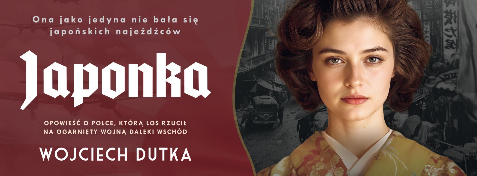 Baner promujący audiobook "Japonka" Wojciecha Dutki